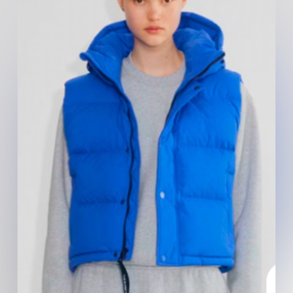 ARITZIA Jazz Blue The Super Puff™ Shorty Vest - cliMATTE™ XS